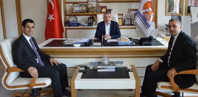 Halkbank Şube Müdürü Gençkal’dan Başkan Özdemir’e Ziyaret