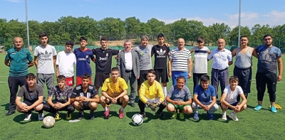 Havza Belediye Başkanı Özdemir Yaz Futbol Okulunu Ziyaret Etti