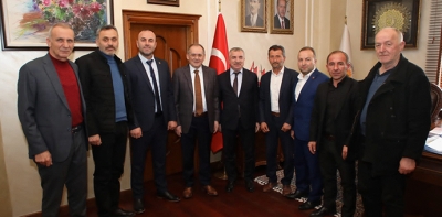 Havzalı Muhtarlardan Samsun BB Başkanı Demir'e Ziyaret