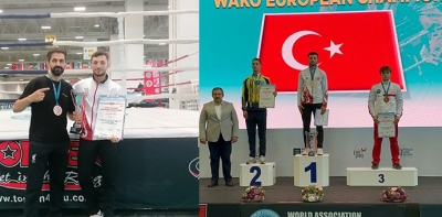 Havzalı Sporcumuz Şahin, Avrupa Kick Boks Şampiyonu Oldu