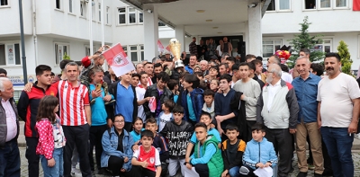 Samsunspor'un Şampiyonluk Kupası Havzalı Taraftarlarla Buluştu
