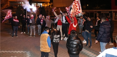 Samsunspor’un Süper Lig’e Çıkması Konvoyla Kutlandı
