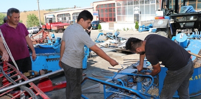 Sanayi Sitesinde Hasat Hareketliliği Başladı