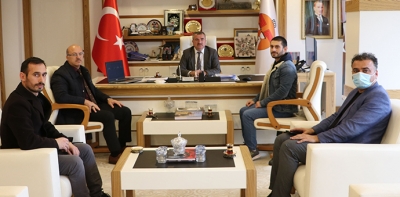 TEKNOFEST 2021 Mansiyon Birincisinden Havza Belediyesine Ziyaret