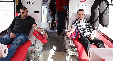 Havza'da Türk Kızılay 115 Ünite Kan Bağışı Topladı