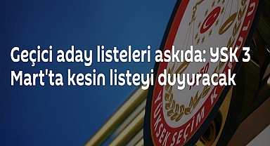 Meclis Üyeliği Seçimi Geçici Aday Listeleri Askıda. Tüm Partilerin adayları haberimizde