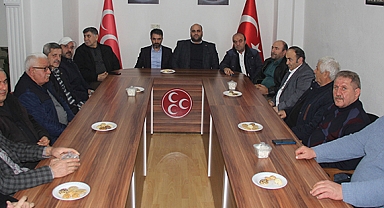 MHP Havza İlçe Yönetimi Sendika Temsilcileri İle Görüştü