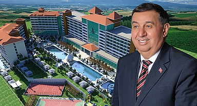 Başkan Adayı İkiz Müjdeyi verdi: Hattuşa Termal Otel Açılıyor