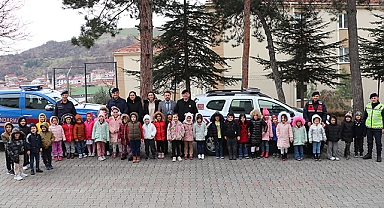 Havza Anaokulu Öğrencilerinden Jandarma Komutanlığına Ziyaret