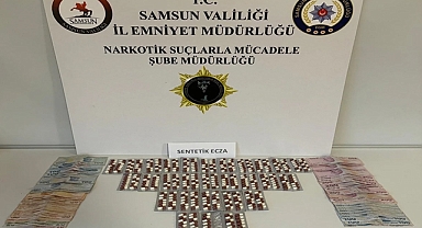 Samsun'da Binlerce Sentetik Hap ve Tabanca Mermisi Ele Geçirildi