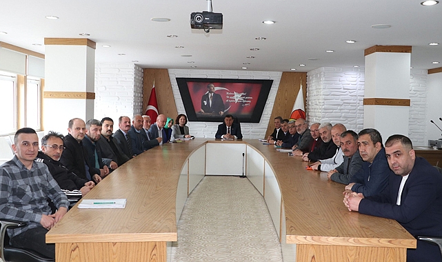 Başkan İkiz, Havza Belediye Müdür, Birim Amiri Ve Şefleri İle Bir Araya Geldi