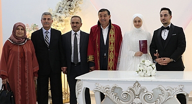 Havza Belediye Başkanı İkiz, İlk Nikahı Kıydı