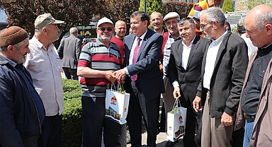 Havza Belediyesi 1500 Ücretsiz Fidan Dağıttı