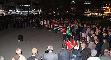 Havza’da “İşgale Son Filistin’e Özgürlük Ve İsrail Ürünlerine Boykot” Basın Açıklaması
