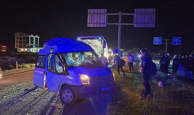 Havza'da Yolcu Otobüsü Minibüsle Çarpıştı: 1 Ölü