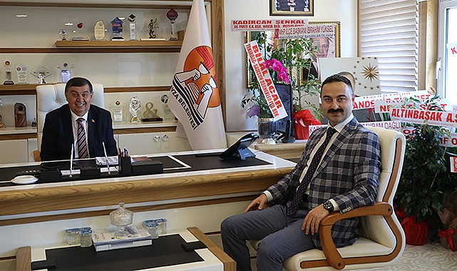 Havza Kaymakamı Ayvat’dan Başkan İkiz’e Hayırlı Olsun Ziyareti