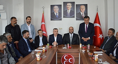 MHP İlçe Başkanlığında Bayramlaşma Yoğunluğu