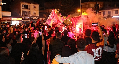 Galatasaray'ın Şampiyonluğu Havza'da Kutlandı