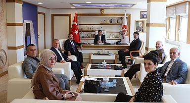 Havza Belediye Başkanı İkiz’e Türk Ocağı Samsun Şubesinden ziyaret