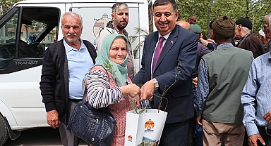 Havza Belediyesi Ücretsiz Bin 500 Meyve Fidan Dağıttı