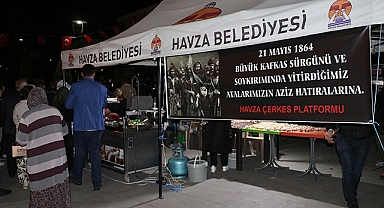 Havza’da Çerkeslerin Sürgününün 160. Yılında Hayatını Kaybedenler İçin Mevlit Okutuldu