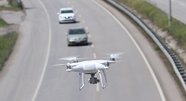 Havza’da Drone Destekli Emniyet Kemeri Ve Cep Telefonu Denetimi
