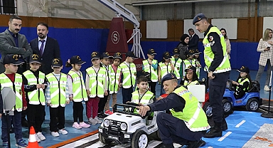 Havza'da Okul Öncesi Öğrencilerine Trafik Eğitimi