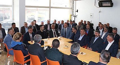 Havza Kaymakamı Ayvat ve Belediye Başkanı İkiz Muhtarlar ile bir araya geldiler