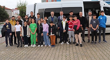 Samsun’u Konya’da temsil edecek olan 16 Kişilik Oryantiring Takımı Havza’dan Yolcu Edildi