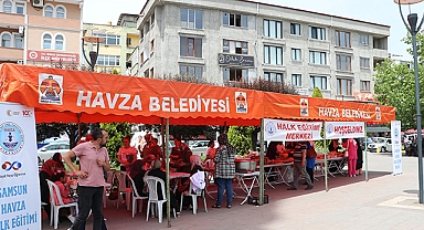 Havza Halk Eğitim Merkezi Kermes Açtı
