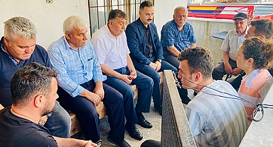 Havza Kaymakamı Mustafa Ayvat ve Belediye Başkanı İkiz'den Gazi Ailesine Taziye