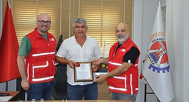 Türk Kızılay'dan Havza TSO Başkanı Acar’a Madalya