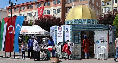 Havza’da STK’lar Filistin İçin Kermes Düzenlendi