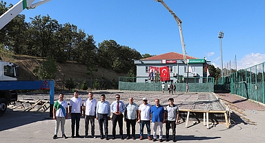 Antrenman Salonu İnşaatı Ve Tribün Çatısı Yapımı Başladı