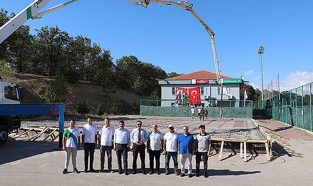 Antrenman Salonu İnşaatı Ve Tribün Çatısı Yapımı Başladı