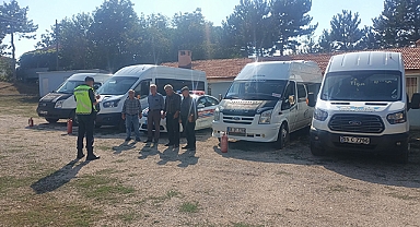 Havza'da Jandarma’dan Bilgilendirme Servis Denetimi