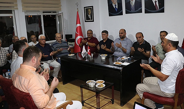MHP Havza İlçe Başkanlığında 12 Eylül Şehitlerini Anıldı