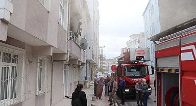 Havza’da Çıkan Yangında Apartman Dairesi Hasar Gördü