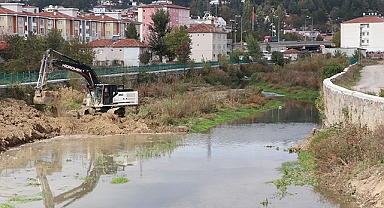 Havza'da Dere Yataklarının Temizliğine Başlandı