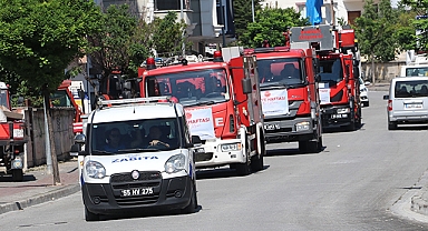 Havza’da İtfaiye Haftası Dolayısıyla Konvoy Düzenlendi