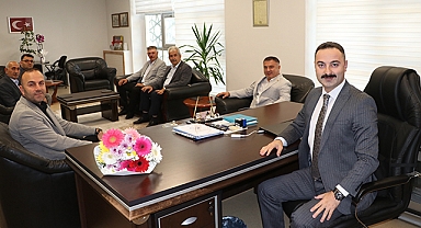 Havza Muhtarları Derneğinden Kaymakam Ayvat Ve Başkan İkiz’e Ziyaret