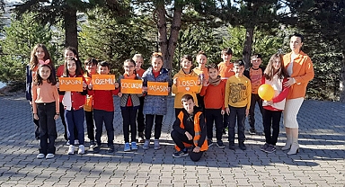 Havza 100. Yıl İlkokulunda Turuncu Farkındalık Hareketi
