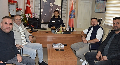 Havza Belediyespor yönetiminden İlçe Emniyet Müdürlüğüne ziyaret