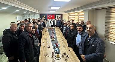 Havza Muhtarlar Derneğinden AK Parti Havza İlçe Pekşen’e Ziyaret