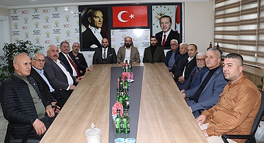 MHP Heyeti AK Parti Havza İlçe Başkanlığını Ziyaret Ettiler