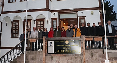 SAMDEF Yönetiminden Havza Atatürk Evine Ziyaret