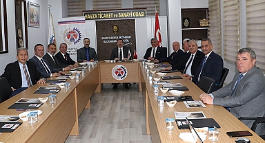 Samsun Oda ve Borsalar Başkanları Havza’da Buluştu