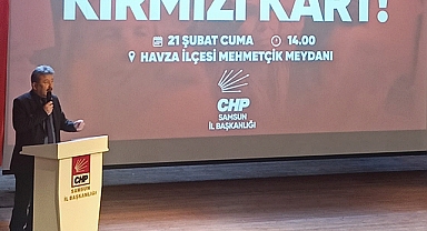 CHP Havza İlçe Başkanı Şener Geçit’ten Miting Çağrısı: