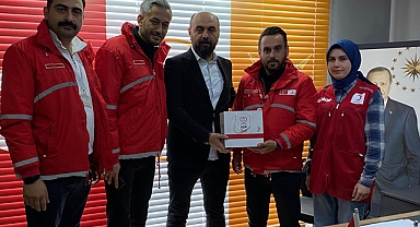 Havza AK Parti İlçe Başkanlığına Kızılay’dan Ziyaret