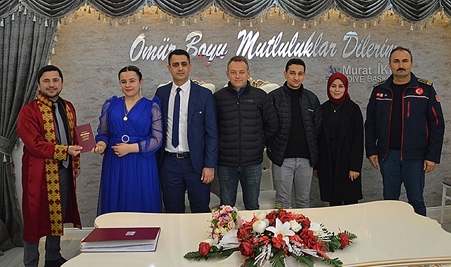 Havza'da 14 Şubat Sevgililer Gününde 12 Nikah Kıyıldı